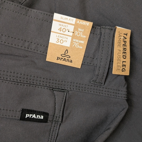 prAna Men's Stretch Zion Slim Fit Pants | US Men's 40x30 | NWT - Picture 8 of 11